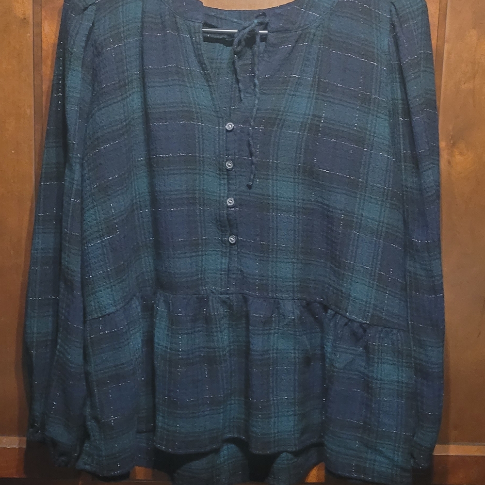 Textured Dark Blue Sweater